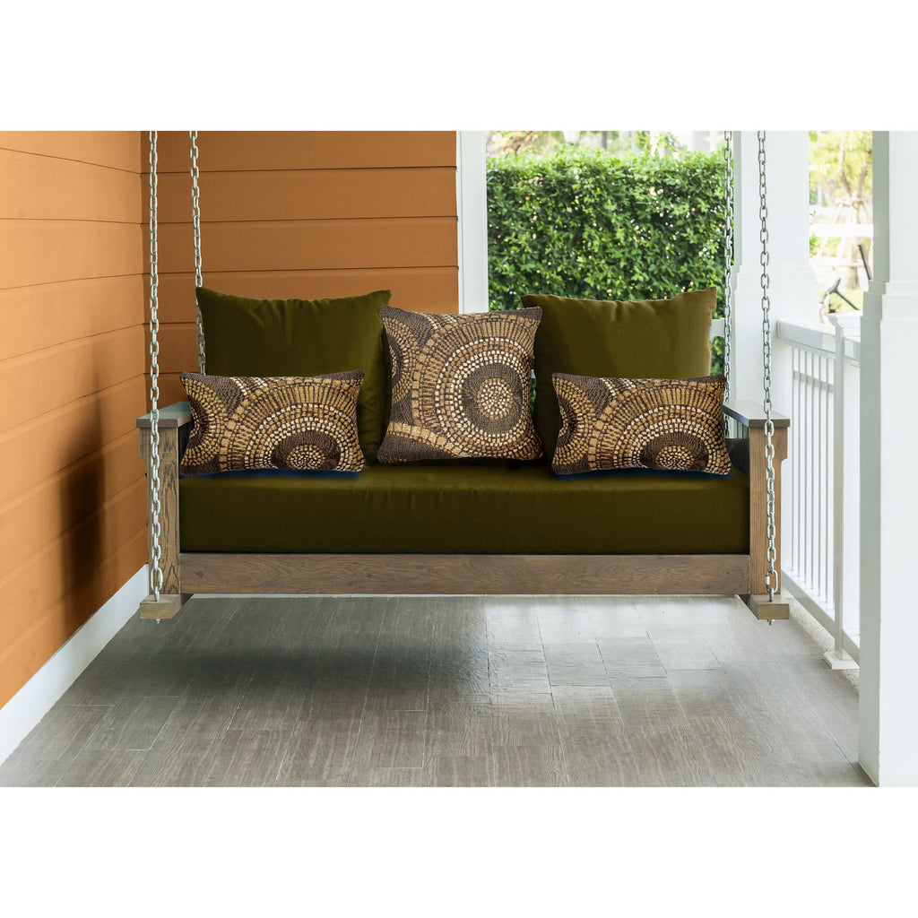 Marina Circles Indoor Outdoor Throw Pillow