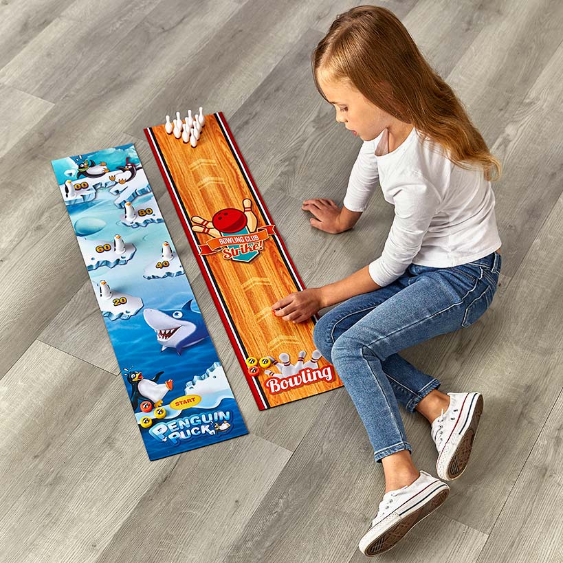 Family Fun Tabletop Game Penguin Pucks