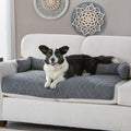 Quilted Pet Bed with Headrest R647