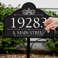 Personalized Magnetic Address Sign or Stake