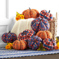 Decorative Harvest Plush Pumpkin