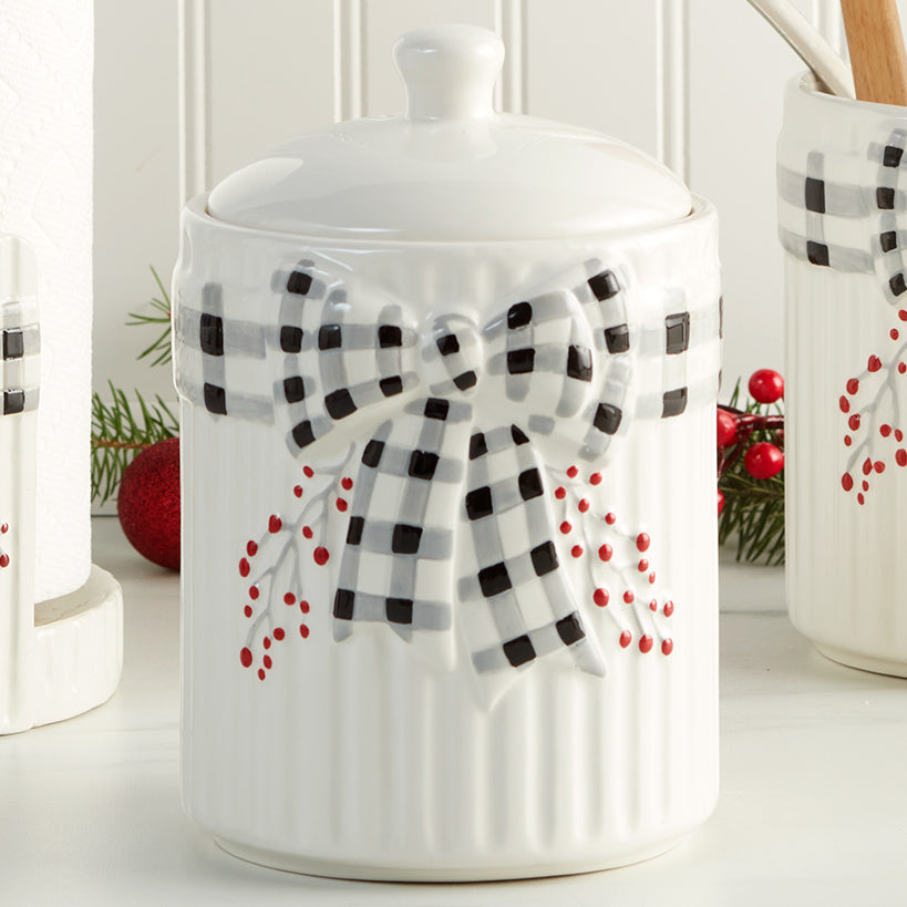 Plaid Berries Kitchen Canister L801