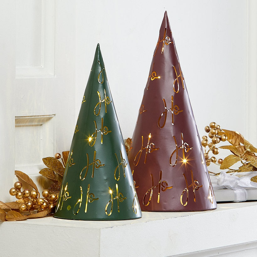 Tabletop Lighted Metal Tree