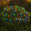 Solar Powered String Lights Outdoor Multi Color