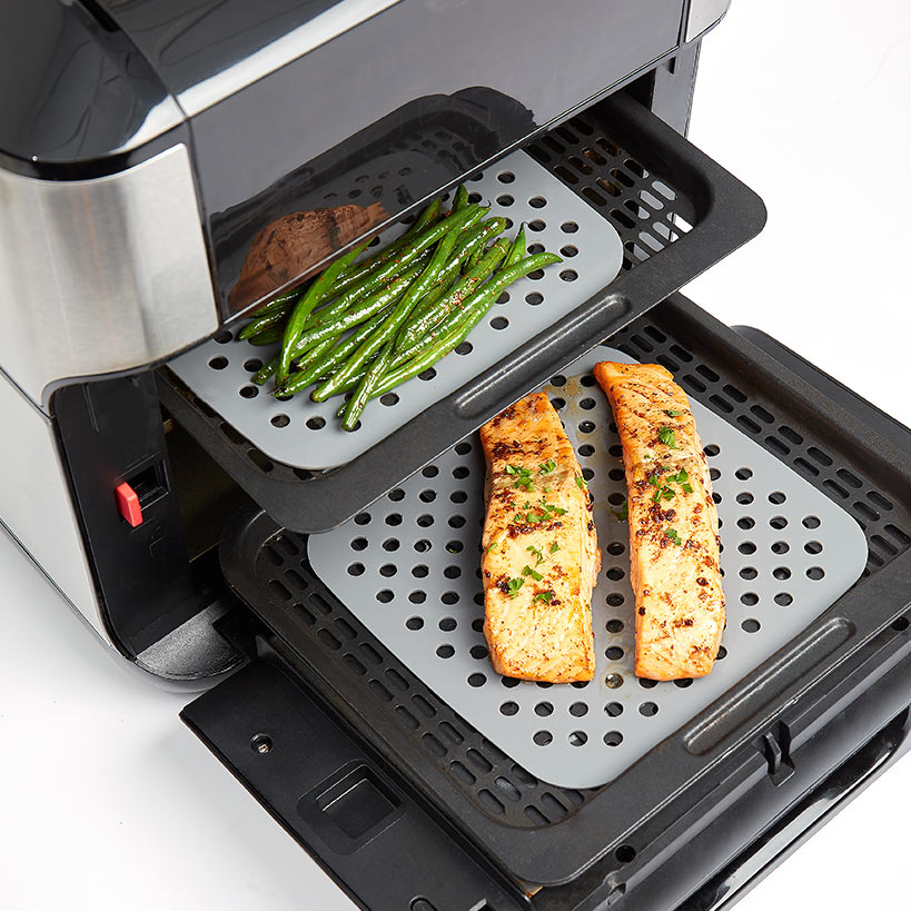 Reusable Nonstick Silicone Air Fryer Liner, 7.5 Inch, Set of 2 Z2118