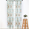 Home Pattern Check Window Panel 50" x 63" or 50" x 84"