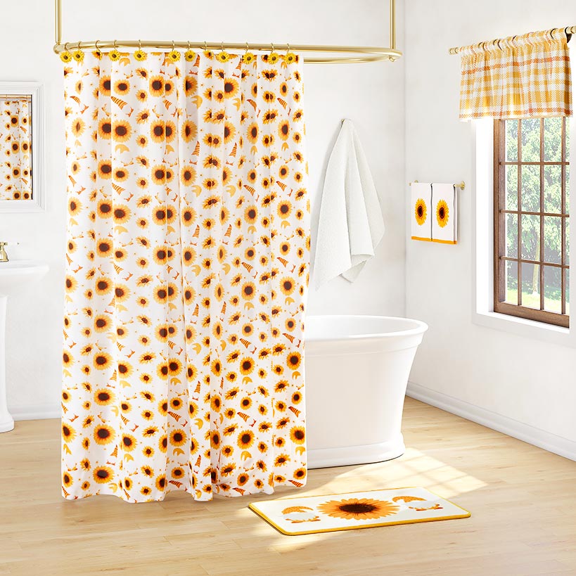 Sunflowers and Gnomes Shower Collection