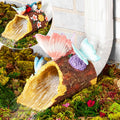 Down Spout Cover Wood Log With Butterflies Or Birds