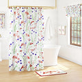 Spring Mushroom Shower Curtain, Bath Rug, Hand Towels, Valance or Hooks