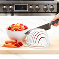 Easy Fruit and Vegetable Salad Cutting Bowl