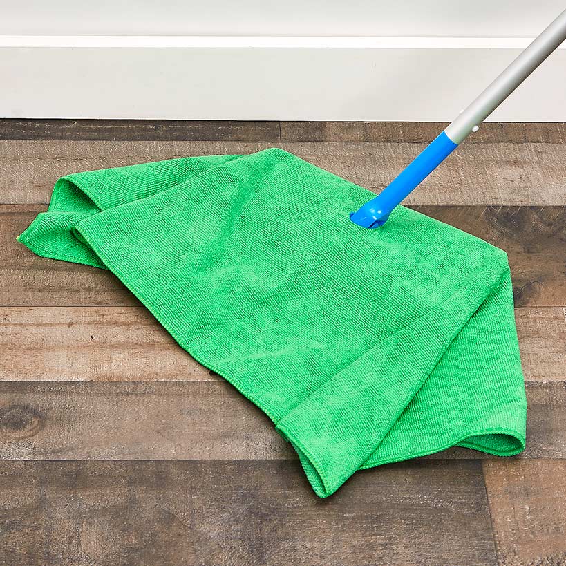 Microfiber Mop Cape, Attach to Any Pole Handle, 2-Pack K658250