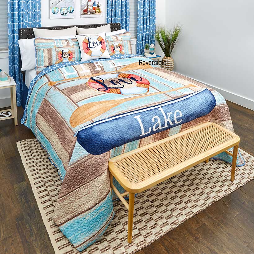 Reversible Full/Queen or King Quilt N897078