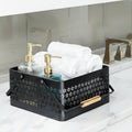 Metal Storage Organizer Caddy with Handles Z4945