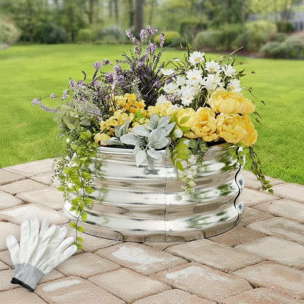 Galvanized Raised Garden Bed Kit V5750