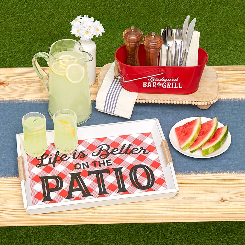 Outdoor BBQ Serving Tray N2251