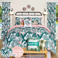 Reversible Full/Queen or King Comforter Set with Decorative Pillow L1600