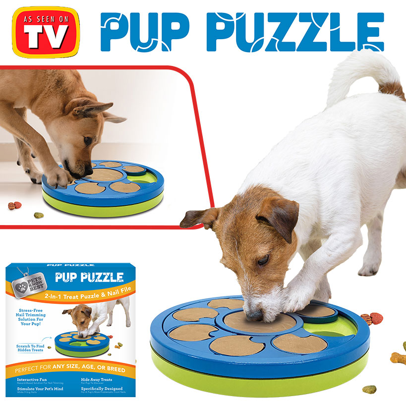 Interactive Pet Toy with Treat Puzzle M8122