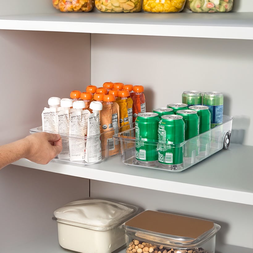 Refrigerator Organizer Storage Drawer with Dividers S31718