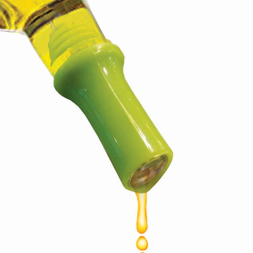 Self-Closing Slow Pour Spout Top for Oil or Wine Bottles