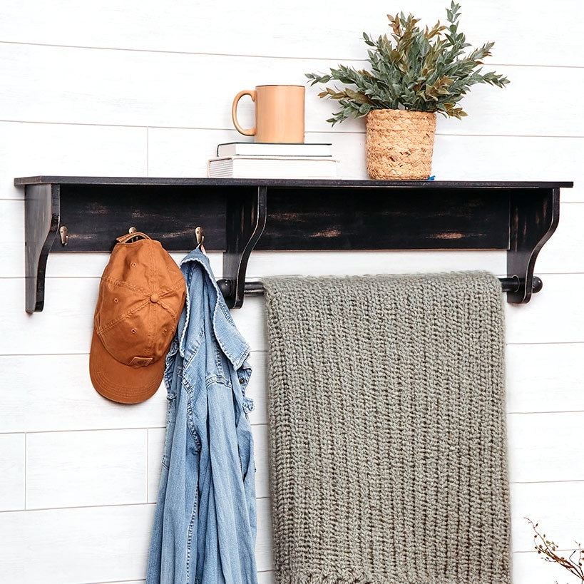 Quilt Rack with Hooks P682