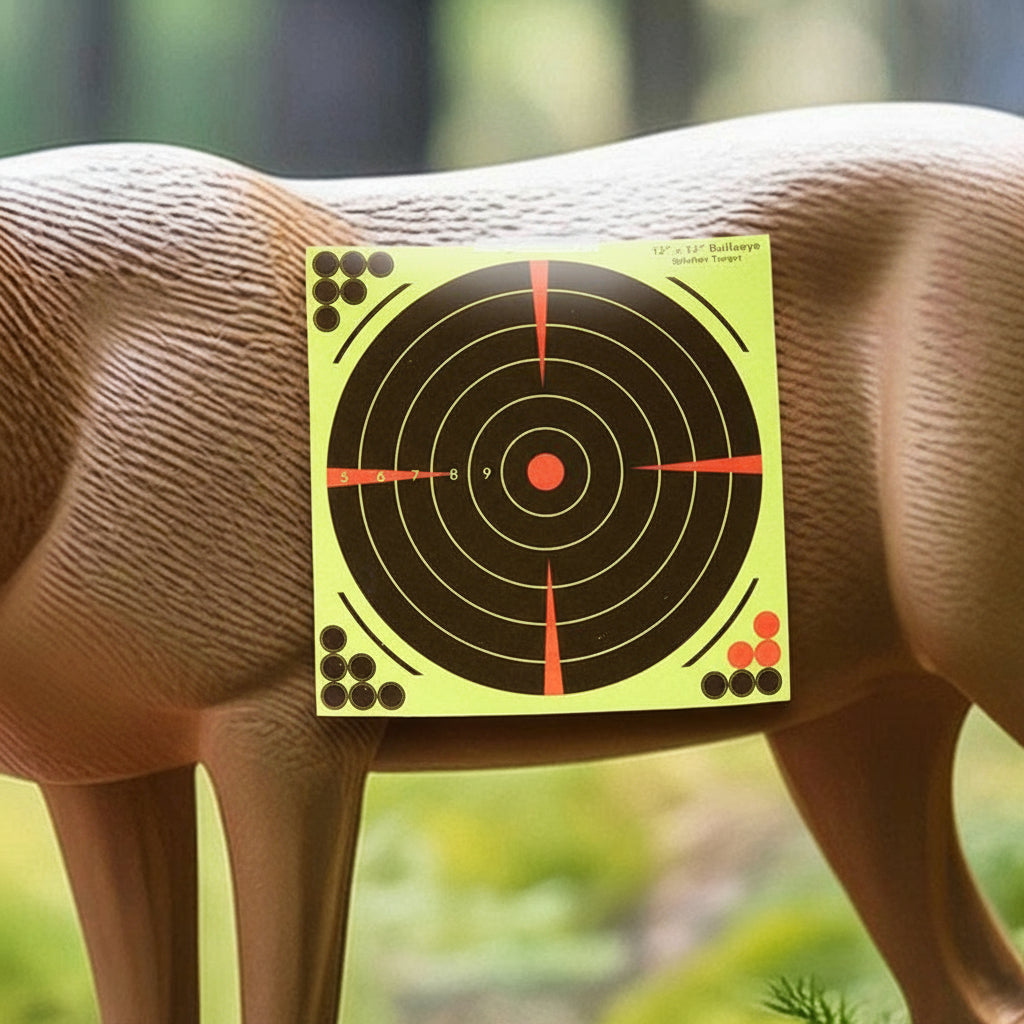 Reusable Bullseye Splatter Targets Hunting Set of 24