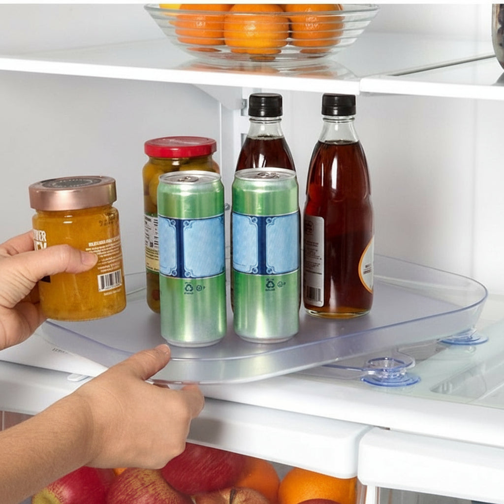 Refrigerator Lazy Susan Organizer with Suction Cups B655