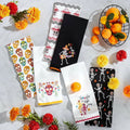 Halloween Skeletons Embroidered Kitchen Towels, Set of 2