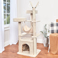 Cat Indoor Multifunction Play Tree With Perches Hammock Sisal Posts