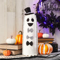 Halloween Plush Ghost With Bowtie Decor