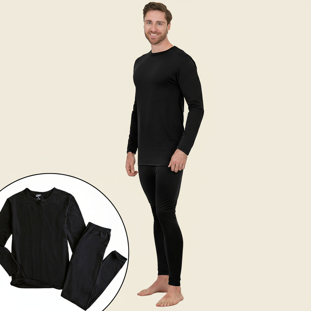 Men's Thermal Long Johns Set - Long Sleeve Top and Pants L3429