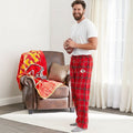 Men's Plaid Flannel Pants D48177