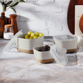 Stoneware Food Storage Container Set - 6-Pc.