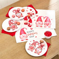 Valentine's Day Whimsical Gnome Printed Tabletop Collection