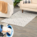 Washable Magnolia Floral Rug Runner O943