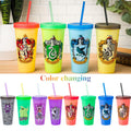 Harry Potter Nightmare Before Christmas Color-Changing Tumblers 4-Pk.