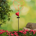 Solar LED Valentine's Heart Trio Garden Stake