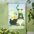 Solar Gnome Flag for St. Patrick's Day with Pole