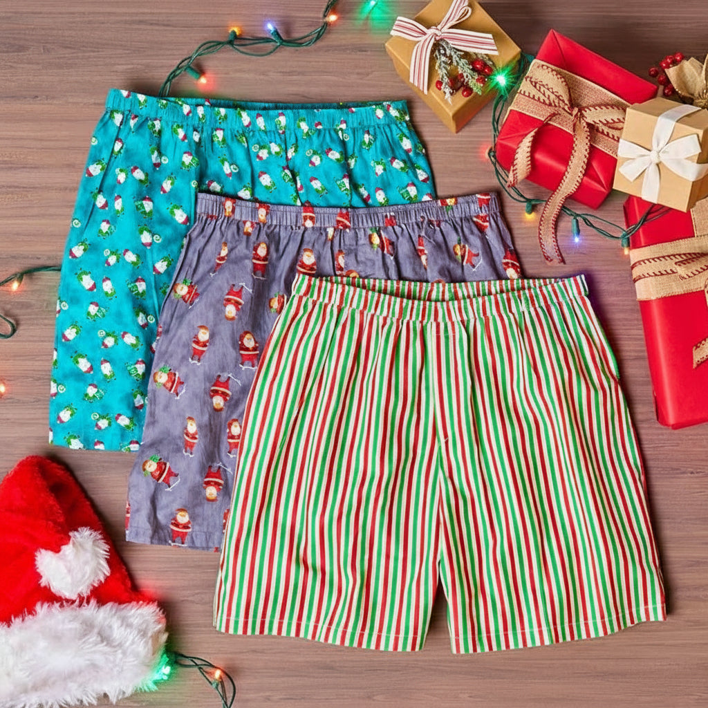 Men's Christmas Boxers 3-Pack P797706