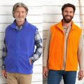 Men's Fleece Zip-Up Vest J853