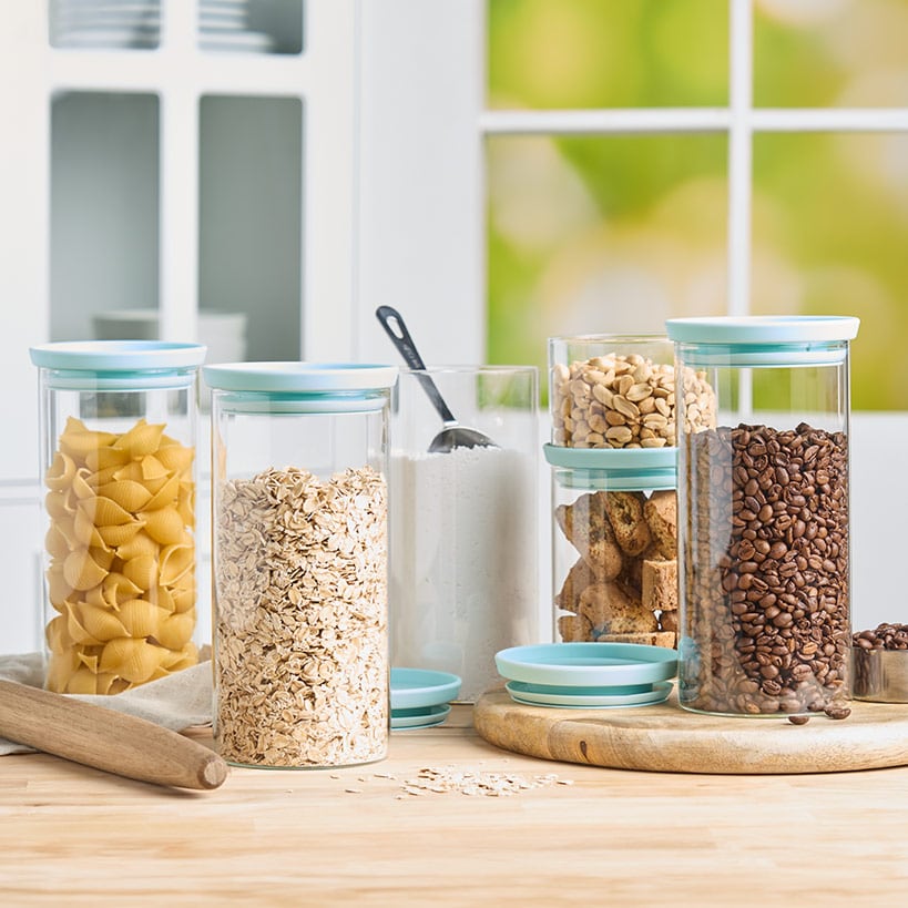 Godinger Glass Storage Containers - Set of 3
