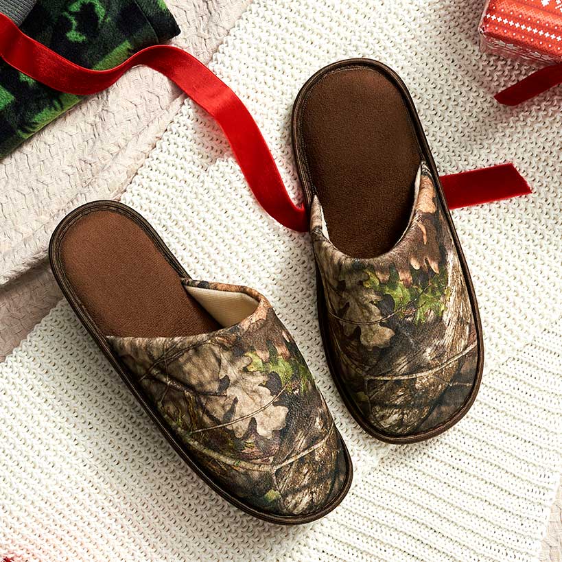 Men's Camo Slippers H242