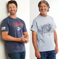 Men's Short Sleeve Graphic T-Shirt V697