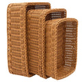 Sienna Shallow Woven Baskets