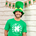 St Patrick's Day Top Hat 12.75" dia x 9.50"H