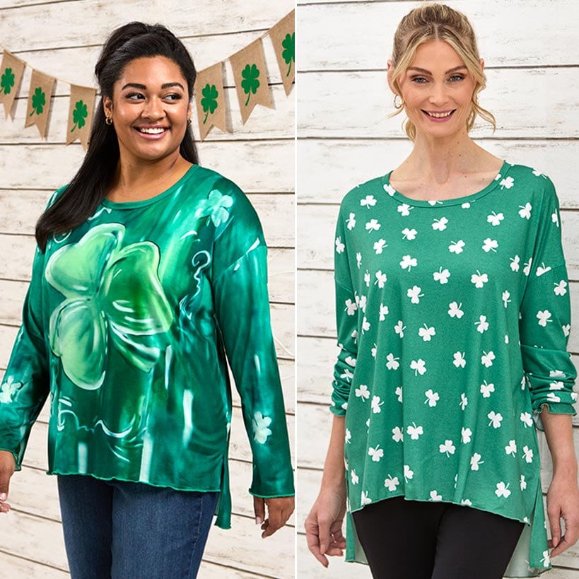 St. Patrick's Day Long Sleeve Women's Top