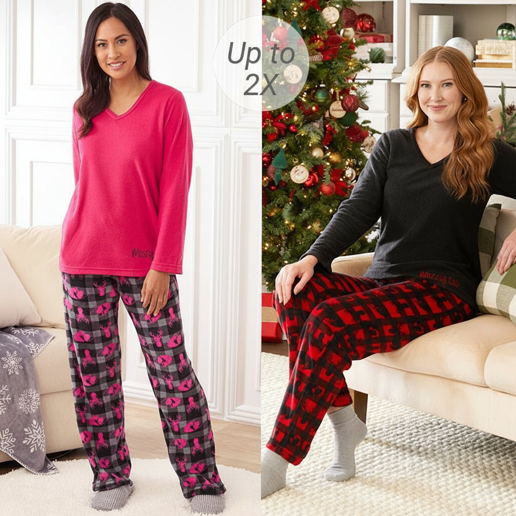 Women's Fleece Pajama Set 2 Piece F98276