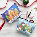 Christmas Zipper Pouch - Snowman or Gingerbread