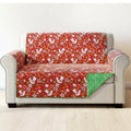 Holiday Cardinal Quilted Furniture Cover Chair, Loveseat, Sofa