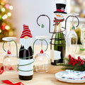 Christmas Wine Bottle And Glass Holder