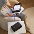 3X Magnification LED Reading Floor Lamp 34" Tall Battery Operated